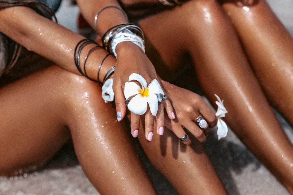 Bronzage parfait pour la plage